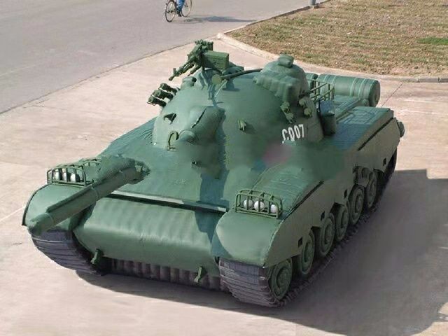 休宁军用充气坦克车